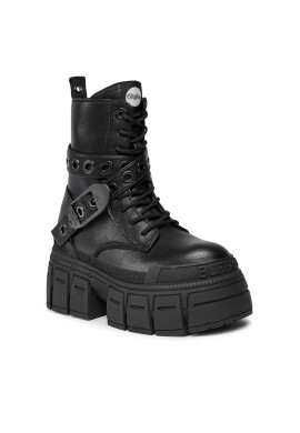 Buffalo Боти Gospher Lace Up Mid 1622351 Черен - Pepit.bg
