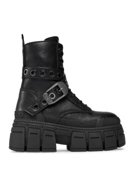 Buffalo Боти Gospher Lace Up Mid 1622351 Черен - Pepit.bg