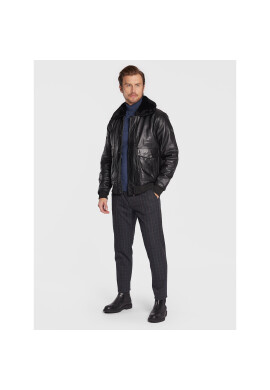Bugatti Кожено яке 222 034 Черен Regular Fit - Pepit.bg