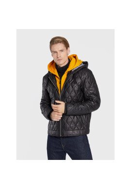 Bugatti Кожено яке 222 046 Черен Regular Fit - Pepit.bg