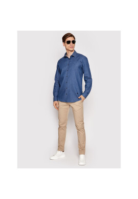 Bugatti Риза 9150 18602 Син Regular Fit - Pepit.bg