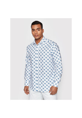 Bugatti Риза 9150 18704 Бял Regular Fit - Pepit.bg