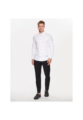 Bugatti Риза 9350 38610 Бял Slim Fit - Pepit.bg