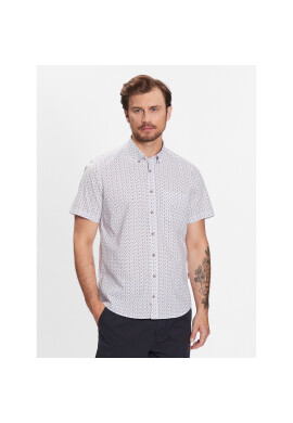 Bugatti Риза 9450 38803 Бял Slim Fit - Pepit.bg
