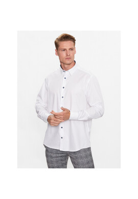 Bugatti Риза 9750 38520 Бял Slim Fit - Pepit.bg