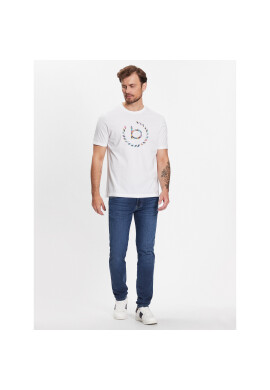 Bugatti Тишърт 8350 35044 Бял Regular Fit - Pepit.bg
