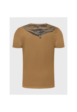 C.P. Company Тишърт 13CMTS044A 005100W Кафяв Regular Fit - Pepit.bg