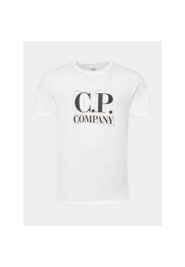 C.P. Company Тишърт 14CMTS189A 005100W Бял Regular Fit - Pepit.bg