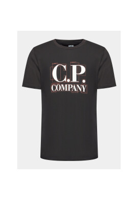 C.P. Company Тишърт 14CMTS189A 005100W Черен Regular Fit - Pepit.bg