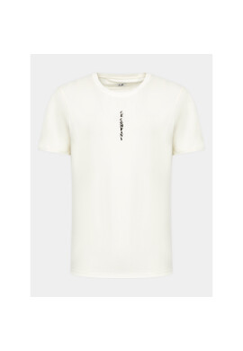 C.P. Company Тишърт 14CMTS242A 006011W Бял Regular Fit - Pepit.bg