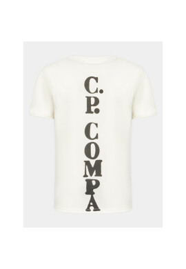 C.P. Company Тишърт 14CMTS242A 006011W Бял Regular Fit - Pepit.bg
