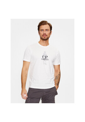 C.P. Company Тишърт 15CMTS140A 005100W Бял Regular Fit - Pepit.bg