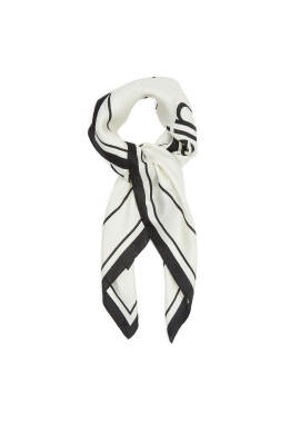 Calvin Klein Бандана Silk Logo Bandana 70X70 K60K611459 Екрю - Pepit.bg