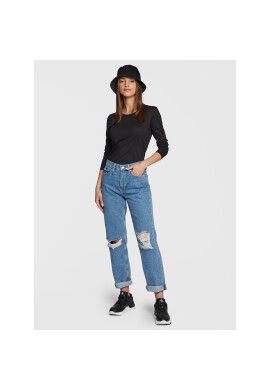 Calvin Klein Блуза Smooth K20K205337 Черен Regular Fit - Pepit.bg