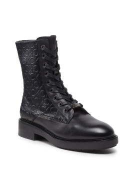 Calvin Klein Боти Rubber Sole Combat Boot HW0HW01292 Черен - Pepit.bg