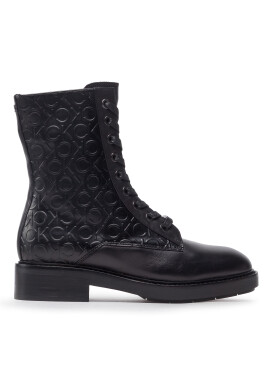 Calvin Klein Боти Rubber Sole Combat Boot HW0HW01292 Черен - Pepit.bg