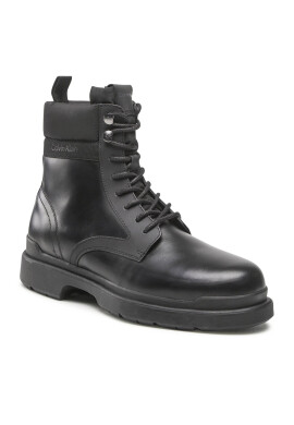 Calvin Klein Ботуши Lace Up Boot Mix HM0HM00862 Черен - Pepit.bg