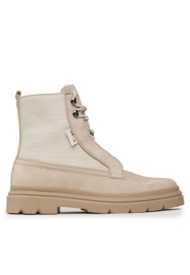 Calvin Klein Ботуши Lace Up Boot Mix HM0HM00942 Бежов - Pepit.bg