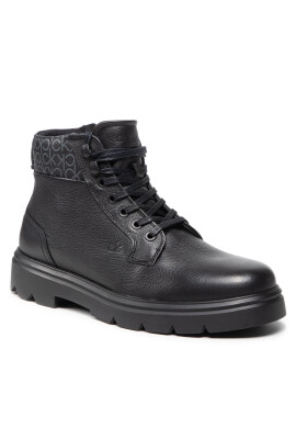 Calvin Klein Ботуши Lace Up Boot Mono W HM0HM00259 Черен - Pepit.bg