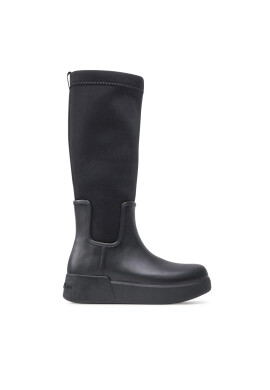 Calvin Klein Ботуши Rain Boot Wedge High HW0HW01264 Черен - Pepit.bg
