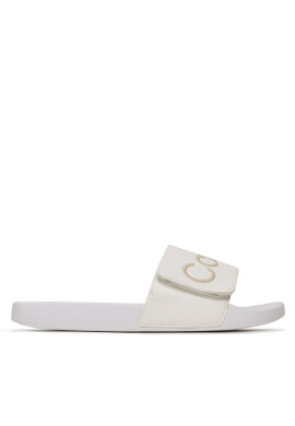 Calvin Klein Чехли Adj Pool Slide Pu HM0HM00957 Бял - Pepit.bg