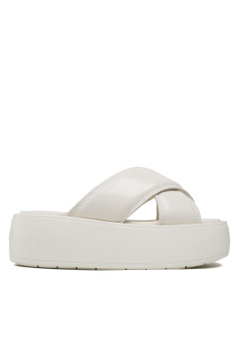 Calvin Klein Чехли Bubble Slide HW0HW01469 Бял - Pepit.bg