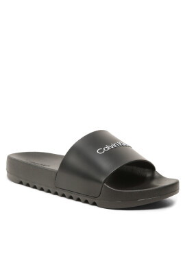 Calvin Klein Чехли Chuncky Pool Slide Rub HM0HM01063 Черен - Pepit.bg