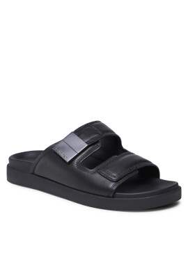 Calvin Klein Чехли Double Strap Sandal HM0HM00945 Черен - Pepit.bg