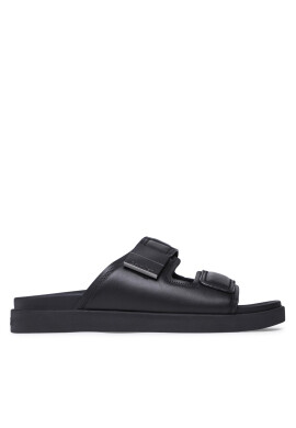 Calvin Klein Чехли Double Strap Sandal HM0HM00945 Черен - Pepit.bg