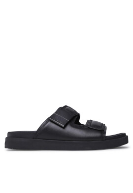 Calvin Klein Чехли Double Strap Sandal HM0HM00945 Черен - Pepit.bg