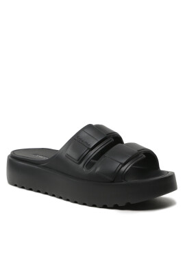 Calvin Klein Чехли Double Strap Slipper HM0HM00967 Черен - Pepit.bg