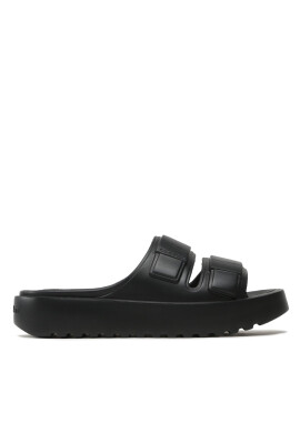 Calvin Klein Чехли Double Strap Slipper HM0HM00967 Черен - Pepit.bg