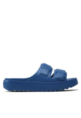 Calvin Klein Чехли Double Strap Slipper HM0HM00967 Син - Pepit.bg
