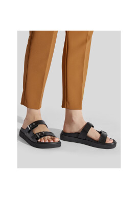Calvin Klein Чехли Ergonomic Slide W/Mtl Loop HW0HW01155 Черен - Pepit.bg
