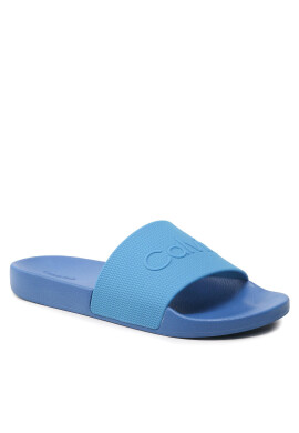 Calvin Klein Чехли Pool Slide Rubber HM0HM00636 Син - Pepit.bg