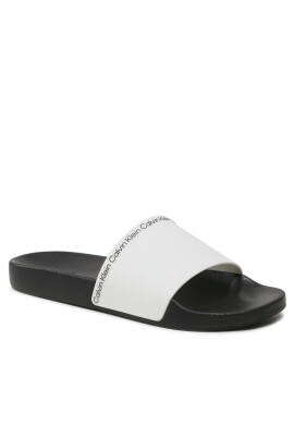 Calvin Klein Чехли Pool Slide Rubber HM0HM00981 Бял - Pepit.bg