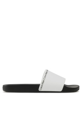 Calvin Klein Чехли Pool Slide Rubber HM0HM00981 Бял - Pepit.bg