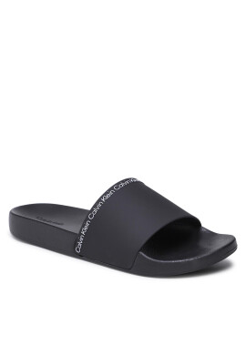 Calvin Klein Чехли Pool Slide Rubber HM0HM00981 Черен - Pepit.bg