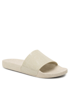 Calvin Klein Чехли Pool Slide Rubber HM0HM01062 Зелен - Pepit.bg