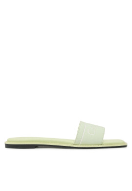 Calvin Klein Чехли Squared Flat Slide He HW0HW00817 Зелен - Pepit.bg