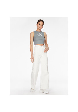 Calvin Klein Дънки K20K205160 Бял Relaxed Fit - Pepit.bg