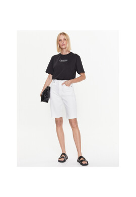Calvin Klein Дънкови шорти K20K205170 Бял Regular Fit - Pepit.bg