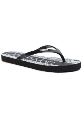 Calvin Klein Джапанки Sila E8854 Черен - Pepit.bg