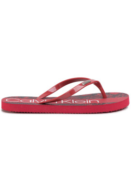 Calvin Klein Джапанки Sila E8854 Червен - Pepit.bg