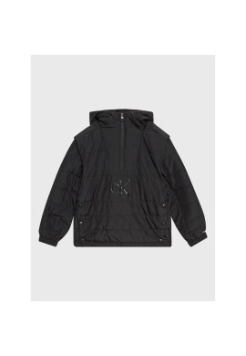 Calvin Klein Jeans Анорак Monogram IB0IB01567 Черен Regular Fit - Pepit.bg