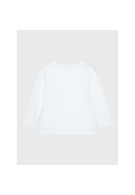 Calvin Klein Jeans Блуза Gradient IB0IB01448 Бял Regular Fit - Pepit.bg