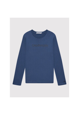 Calvin Klein Jeans Блуза Institutional IB0IB00599 Син Regular Fit - Pepit.bg