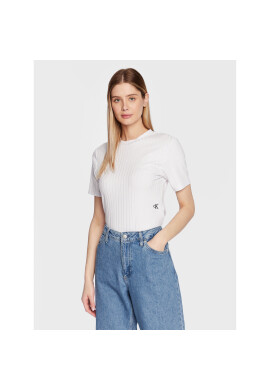 Calvin Klein Jeans Блуза J20J220774 Бял Regular Fit - Pepit.bg