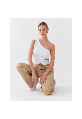 Calvin Klein Jeans Блуза J20J220788 Бял Regular Fit - Pepit.bg