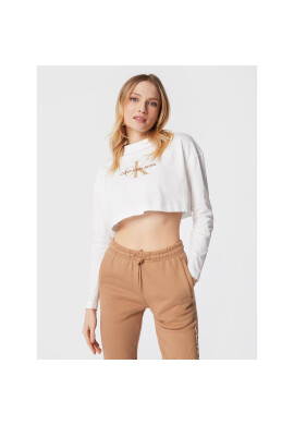 Calvin Klein Jeans Блуза J20J220950 Бял Regular Fit - Pepit.bg